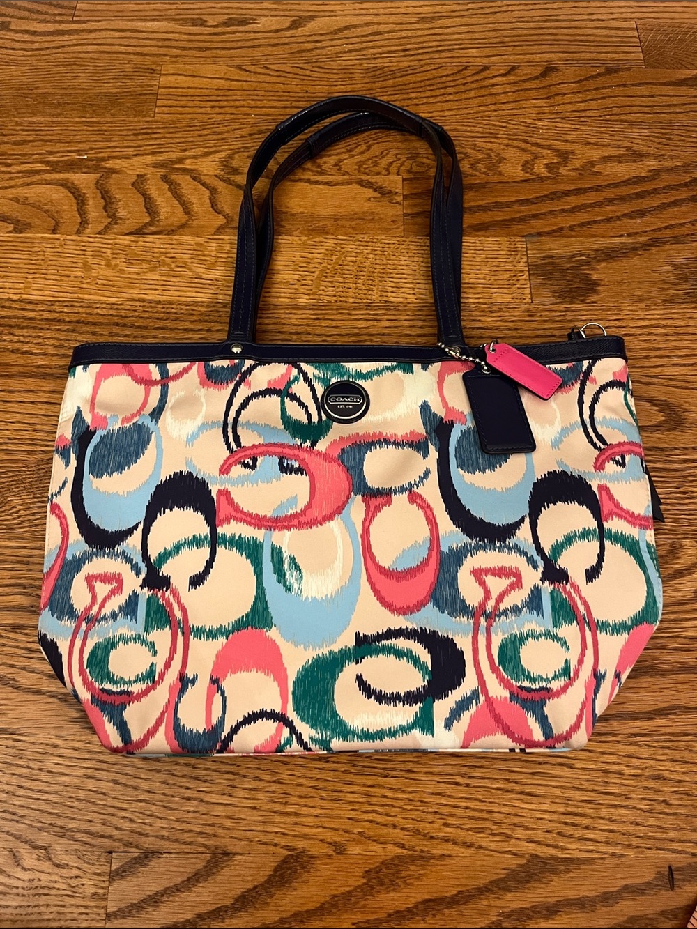 Coach IKAT multicolor shoulder bag/satchel  F24450 COA